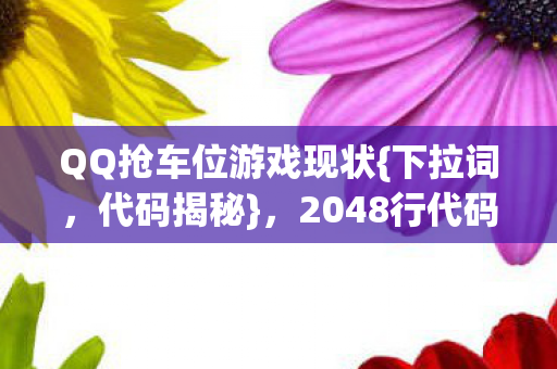 2048行代码的逆袭传奇图片
