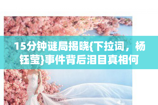 事件背后泪目真相何时现图片