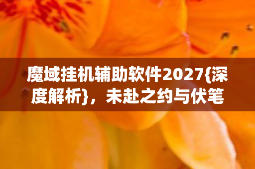 魔域挂机辅助软件2027图片