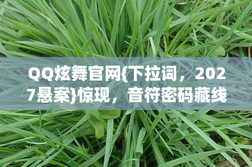 音符密码藏线索引热议图片