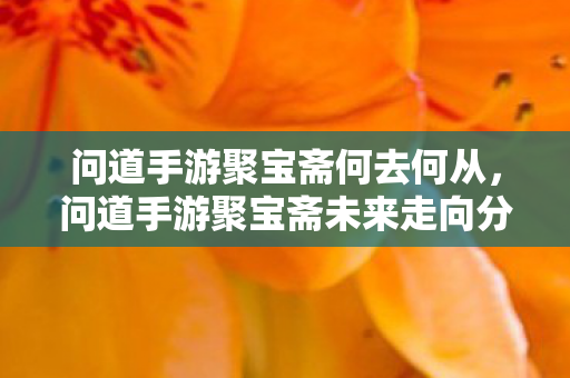 问道手游聚宝斋何去何从,问道手游聚宝斋未来走向分析 问道手游聚宝斋何去何从,问道手游聚宝斋未来走向分析