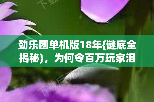 劲乐团单机版18年图片