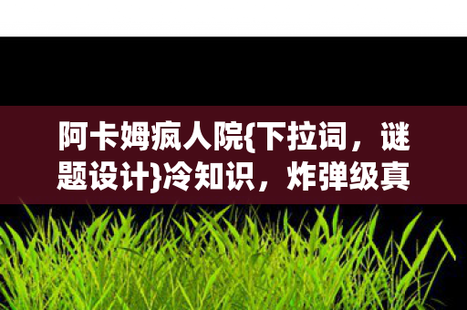 炸弹级真相揭秘图片