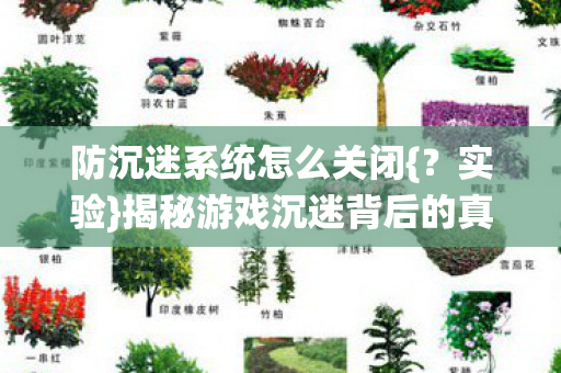 揭秘游戏沉迷背后的真相图片