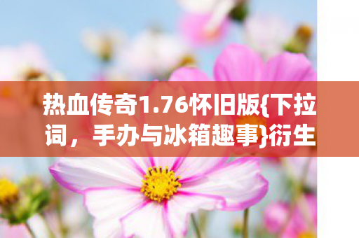 手办与冰箱趣事图片