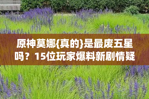 15位玩家爆料新剧情疑点图片
