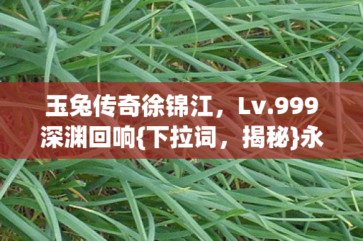 玉兔传奇徐锦江图片