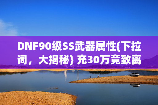 DNF90级SS武器属性图片