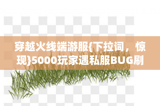 穿越火线端游服{下拉词,惊现}5000玩家遇私服BUG刷神器 穿越火线端游服{下拉词,惊现}5000玩家遇私服BUG刷神器