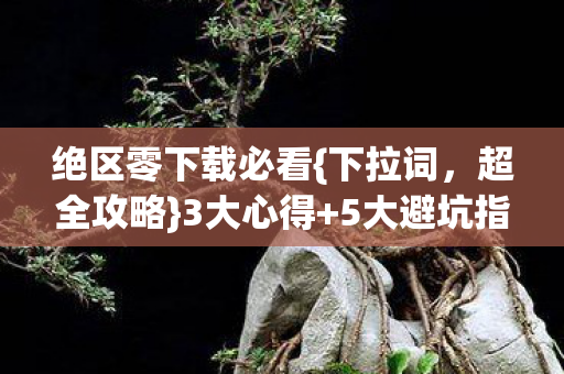 绝区零下载必看图片