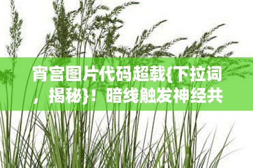 暗线触发神经共振玩家惊了图片