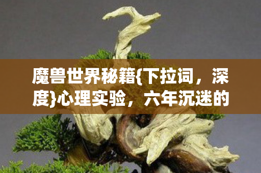 六年沉迷的细思极恐之旅图片