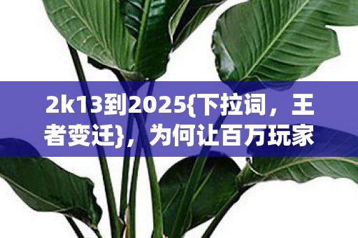 2k13到2025{下拉词,王者变迁},为何让百万玩家红了眼眶? 2k13到2025{下拉词,王者变迁},为何让百万玩家红了眼眶?