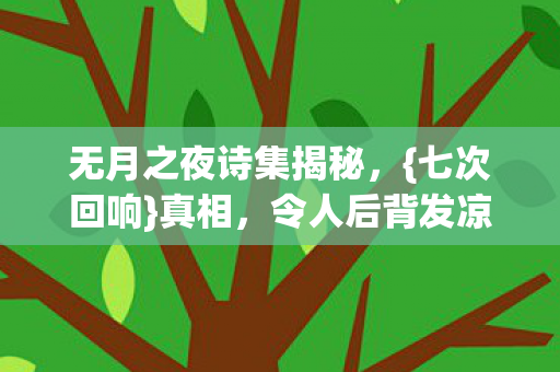 无月之夜诗集揭秘图片