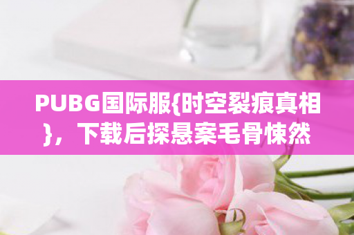 PUBG国际服{时空裂痕真相}，下载后探悬案毛骨悚然线索