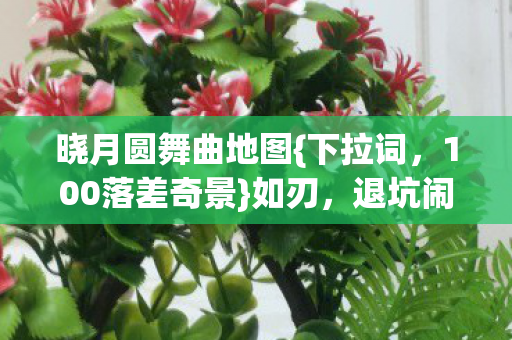 晓月圆舞曲地图图片