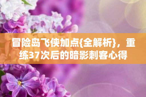 重练37次后的暗影刺客心得图片
