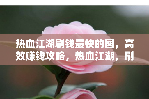 热血江湖刷钱最快的图，高效赚钱攻略，热血江湖，刷钱最快地图及高效赚钱攻略