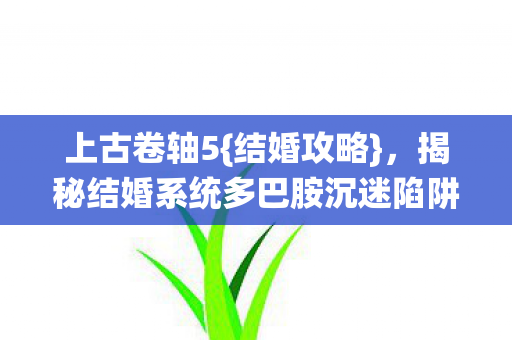 揭秘结婚系统多巴胺沉迷陷阱图片
