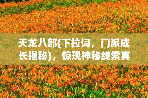 惊现神秘线索真相待查图片