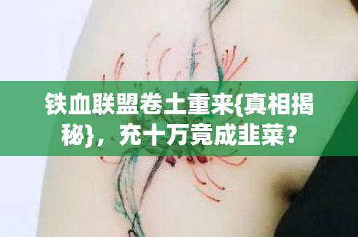 铁血联盟卷土重来图片