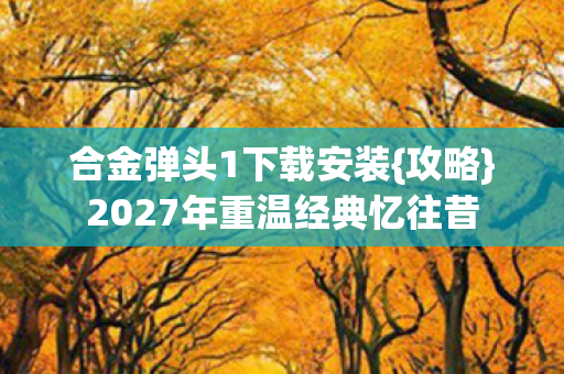 2027年重温经典忆往昔图片