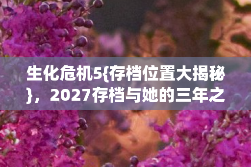 2027存档与她的三年之约图片