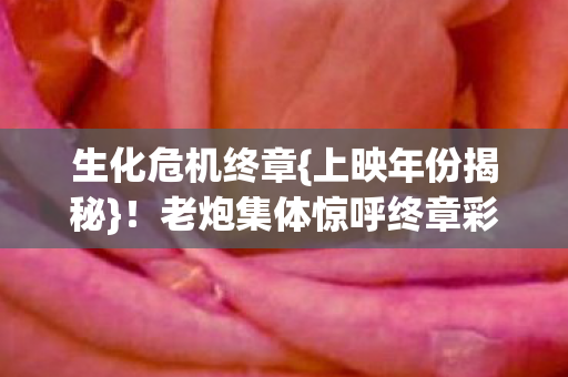 老炮集体惊呼终章彩蛋之谜图片