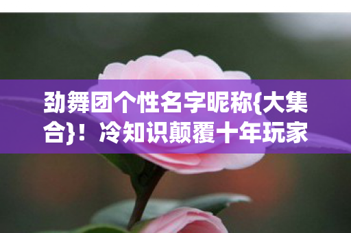 冷知识颠覆十年玩家认知图片