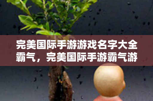 完美国际手游游戏名字大全霸气图片