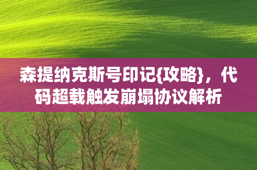 代码超载触发崩塌协议解析图片