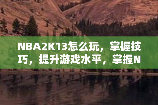 掌握NBA2K13技巧图片
