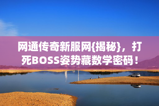 打死BOSS姿势藏数学密码图片
