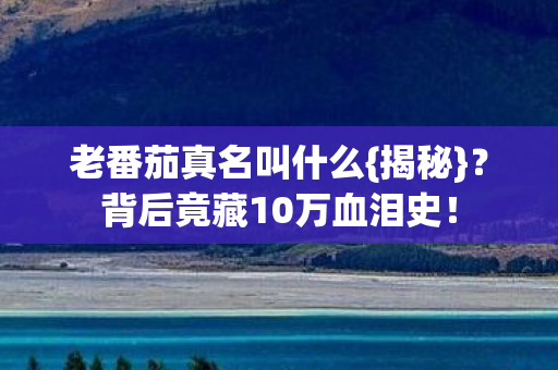 老番茄真名叫什么{揭秘}？背后竟藏10万血泪史！