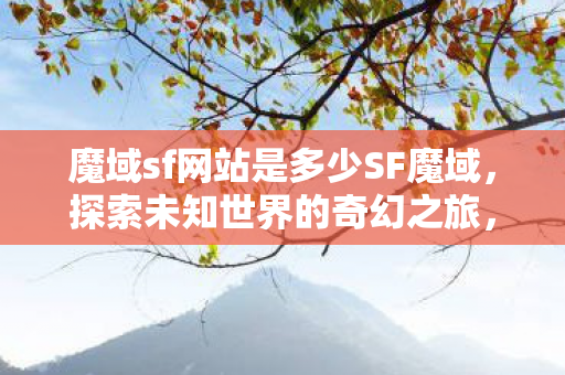 魔域sf网站是多少SF魔域图片