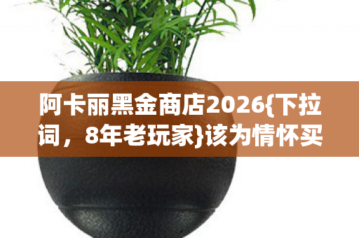 阿卡丽黑金商店2026图片
