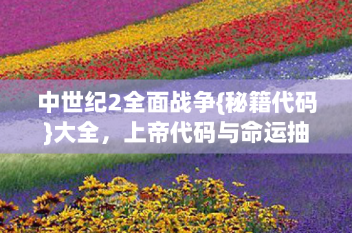上帝代码与命运抽卡之争图片