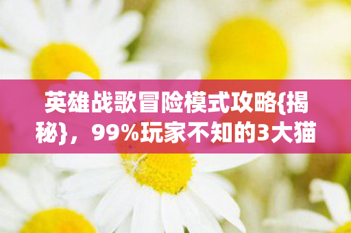 英雄战歌冒险模式攻略图片
