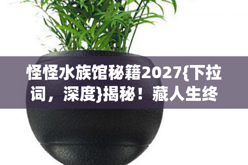 怪怪水族馆秘籍2027图片