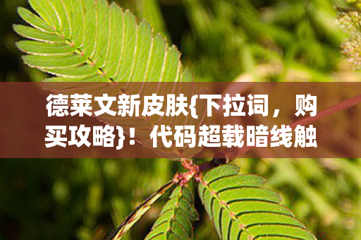 代码超载暗线触发赛博深渊图片