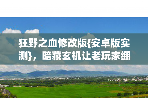 暗藏玄机让老玩家绷不住图片