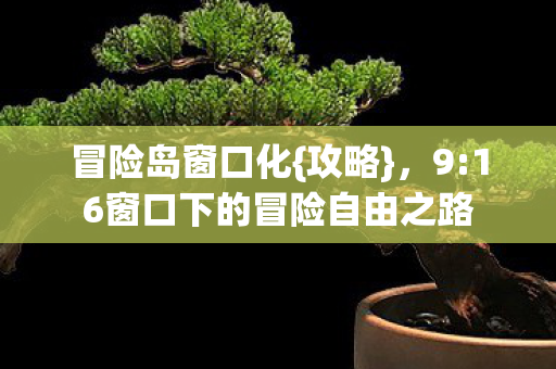 16窗口下的冒险自由之路图片