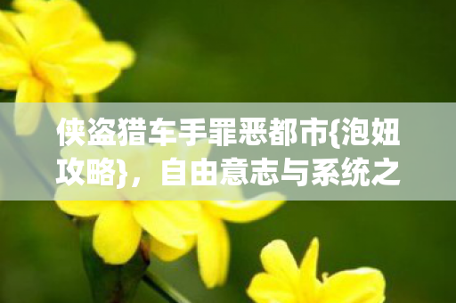 侠盗猎车手罪恶都市{泡妞攻略},自由意志与系统之争 侠盗猎车手罪恶都市{泡妞攻略},自由意志与系统之争
