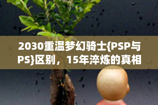 2030重温梦幻骑士{PSP与PS}区别，15年淬炼的真相揭秘！