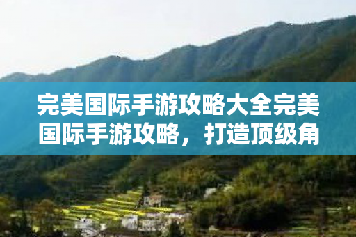 完美国际手游攻略大全完美国际手游攻略图片