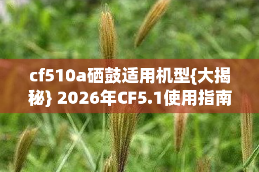 cf510a硒鼓适用机型图片