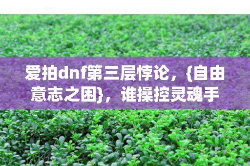爱拍dnf第三层悖论图片