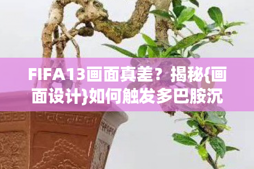 FIFA13画面真差图片