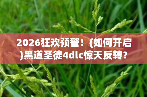黑道圣徒4dlc惊天反转图片
