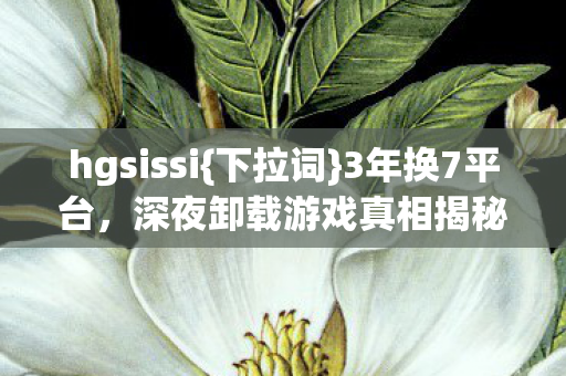 深夜卸载游戏真相揭秘图片